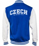 Pánská Mikina Czech Hockey v modro bílém provedení s logem a nápisem Czech Ice Hockey Team.