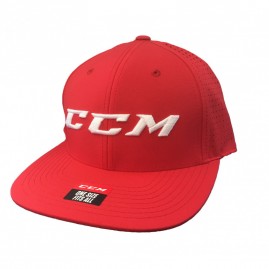 Síťovaný Snapback CCM Team Adjustable Red