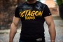 Tričko Octagon v černém provedení, na přední straně nápis Octagon Terror ve žlutém provedení 