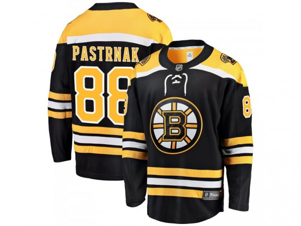 Dres NHL David Pastrnak Fanatics Branded Home Breakaway Jersey